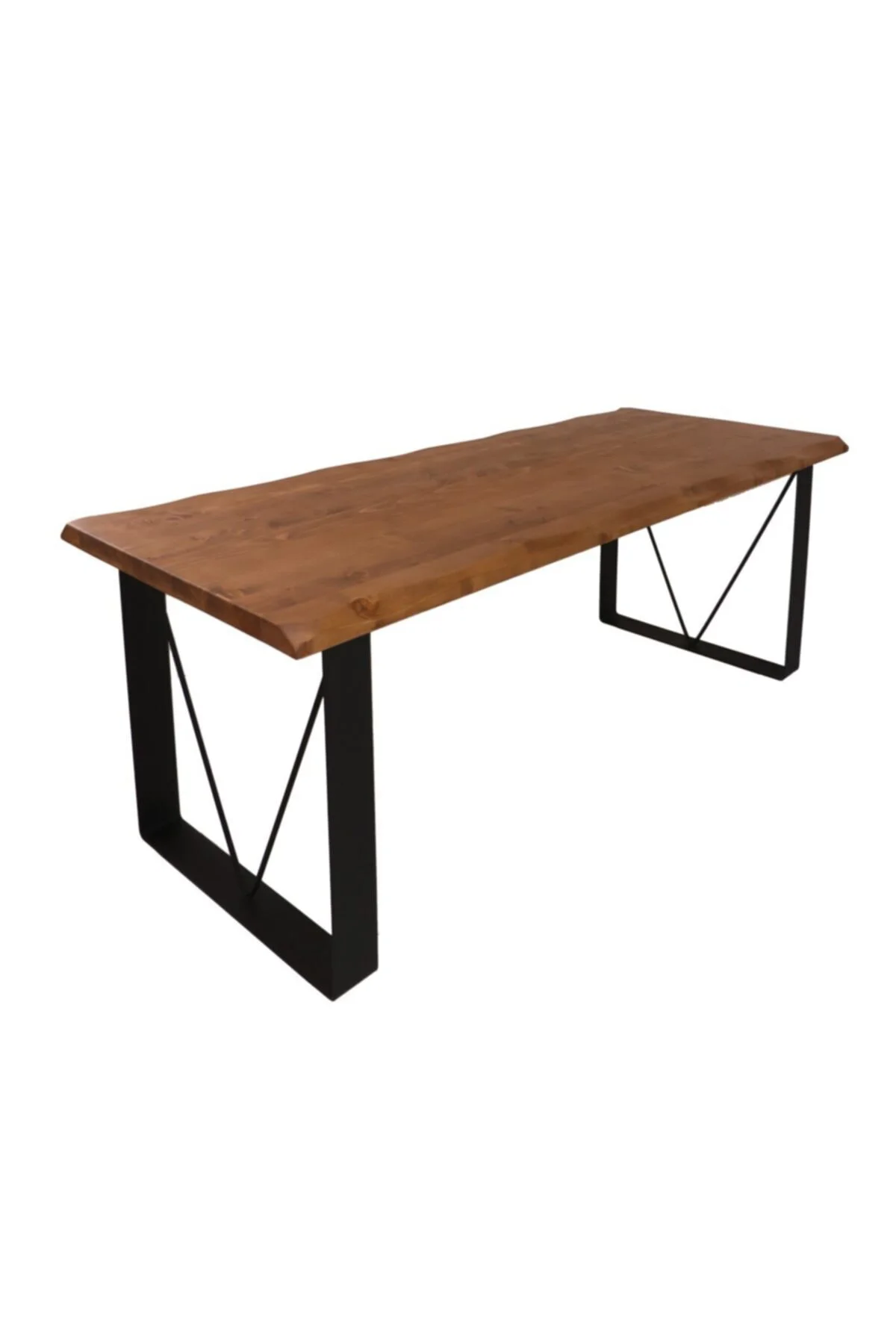 Ntconcept Doğal Ahşap Yemek Ve Toplantı Masası(100cm-220cm-ebat Seçenekli)