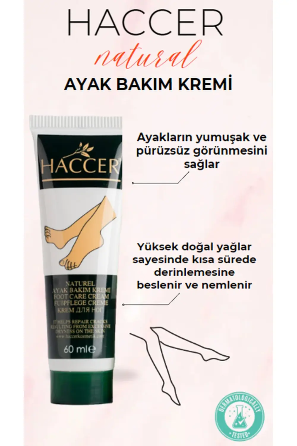Doğal Ayak Bakım Kremi 60 ml
