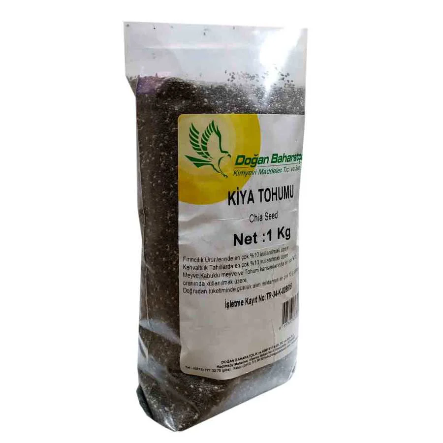 Doğal Chia Tohumu 1000 Gr - Omega-3 ve Lif Kaynağı Süper Gıda