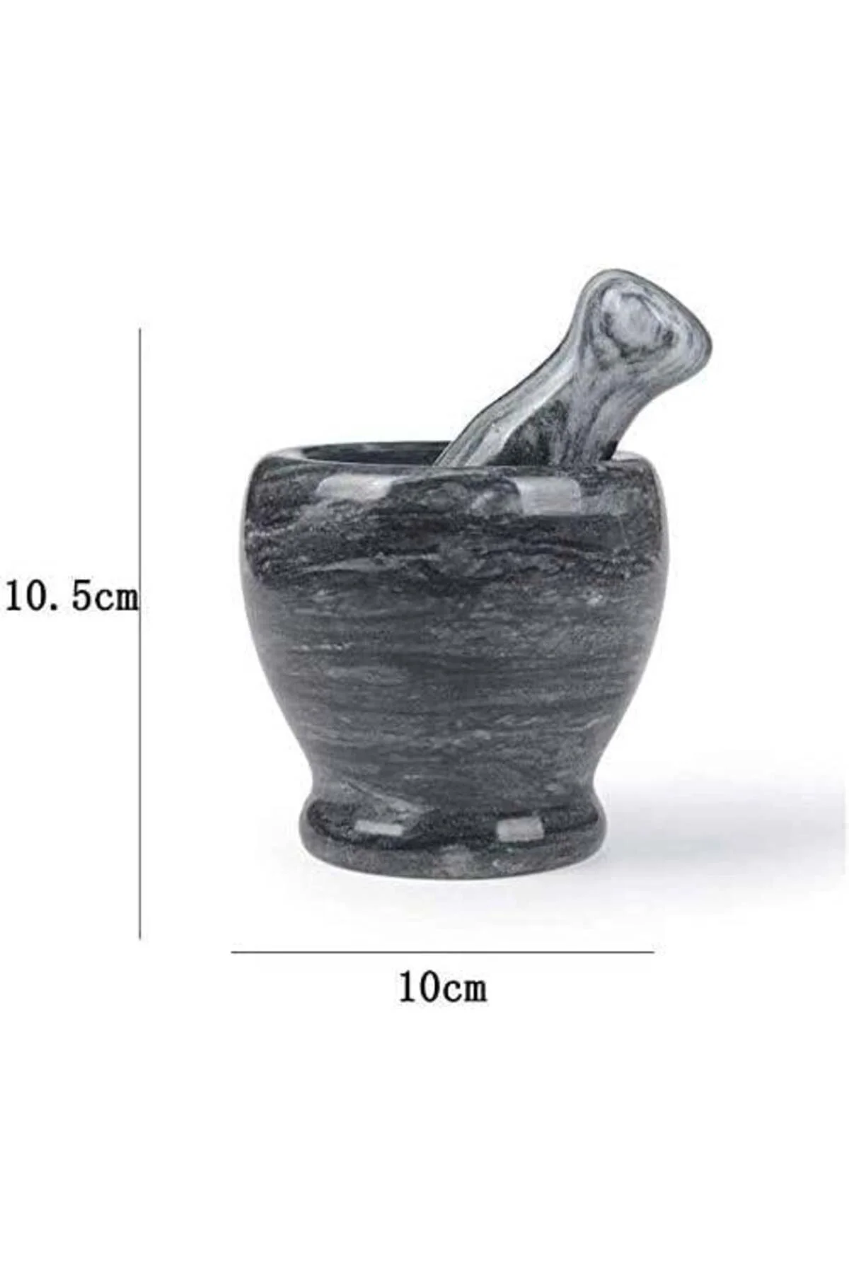 Doğal Cilalı Mermer Havan