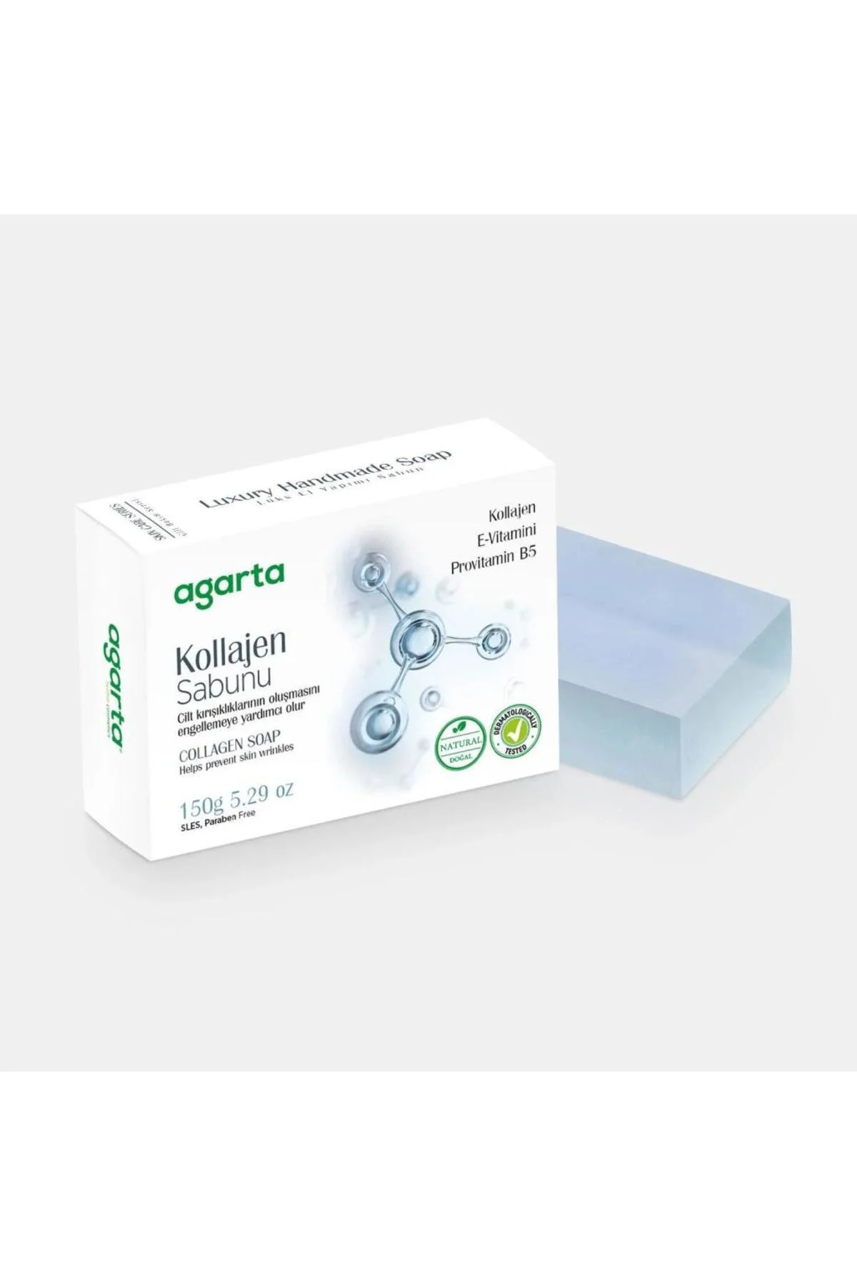 Doğal Cilt Bakım Sabunu 150 Gr Kollajen