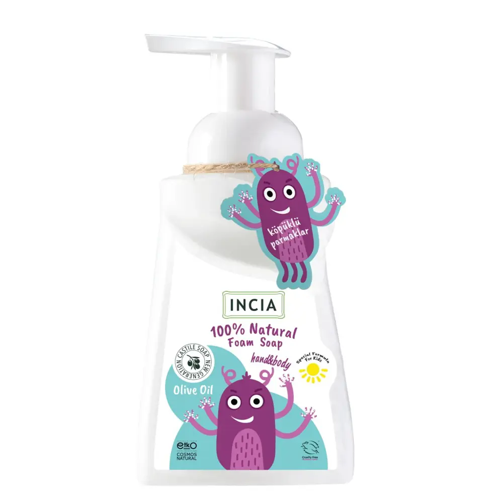 Doğal Çocuklar İçin Zeytinyağlı Köpük Sabun 200 ml Doğal Çocuklar İçin Zeytinyağlı Köpük Sabun 200 ml