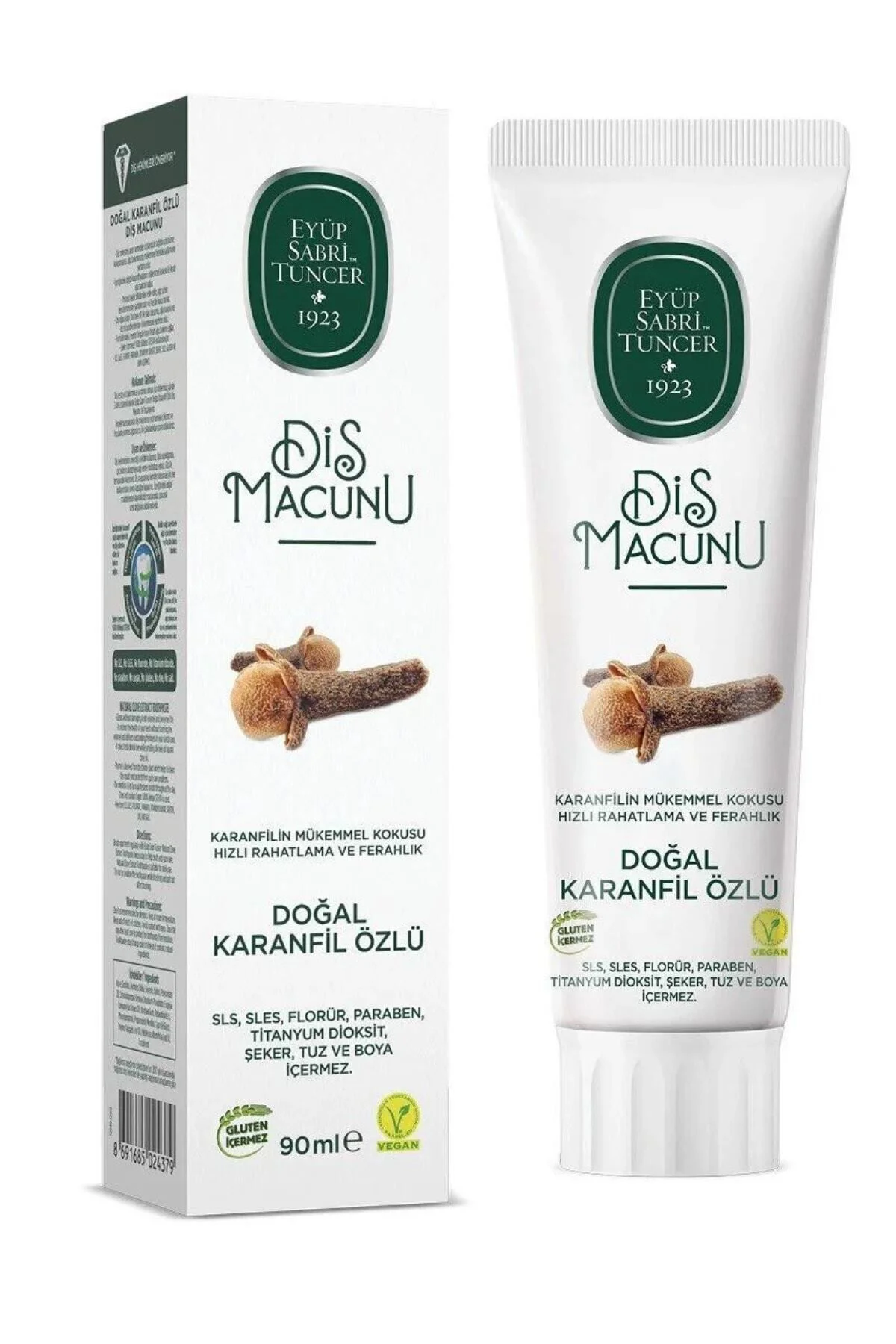 Doğal Diş Macunu 90 Ml Karbon + Bambu + Misvak + Nane Doğal Diş Macunu 90 Ml Karbon + Bambu + Misvak + Nane