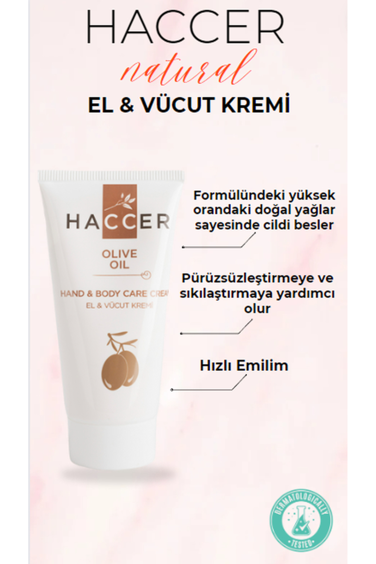 Doğal El Ve Vücut Nemlendirici Bakım Kremi 150 ml