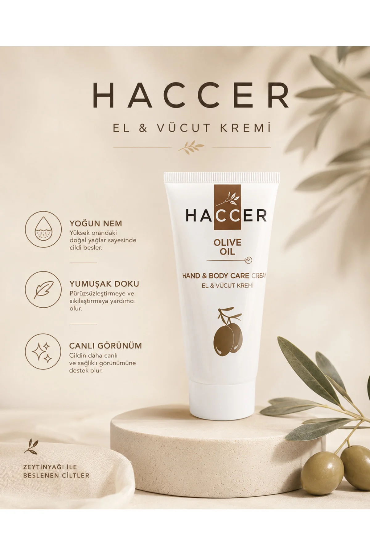 Doğal El Ve Vücut Nemlendirici Bakım Kremi 150 ml