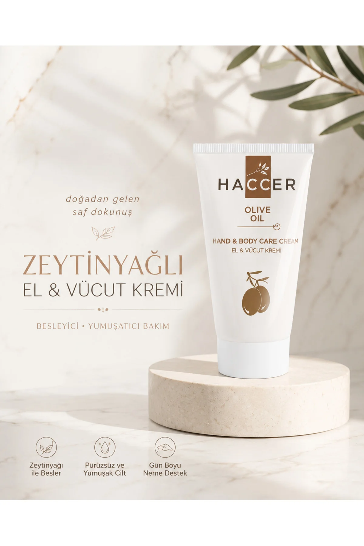 Doğal El Ve Vücut Nemlendirici Bakım Kremi 150 ml