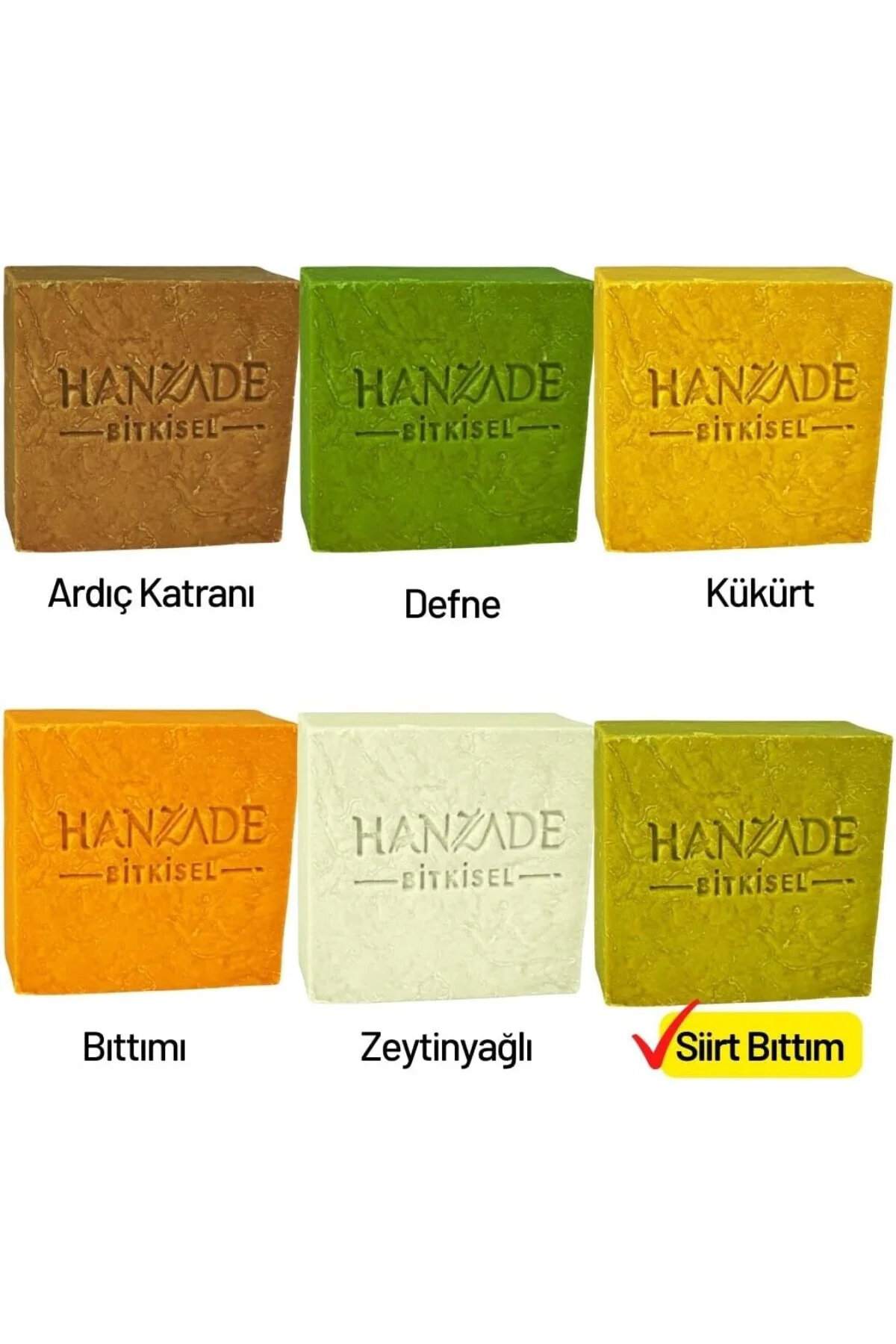 Doğal El Yapımı Yeşil Siirt Bıttım Sabunu 1 Kg