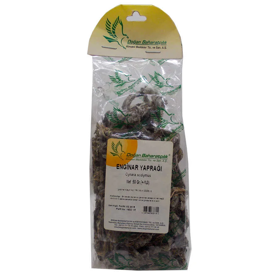 Doğal Enginar Yaprağı 50 Gr Paket