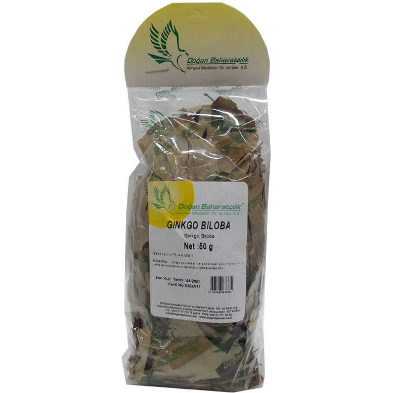 Doğal Ginkgo Biloba Yaprağı 50 Gr — Konsantrasyon ve Hafıza Desteği Fiyatı, Yorumları ve Özellikleri