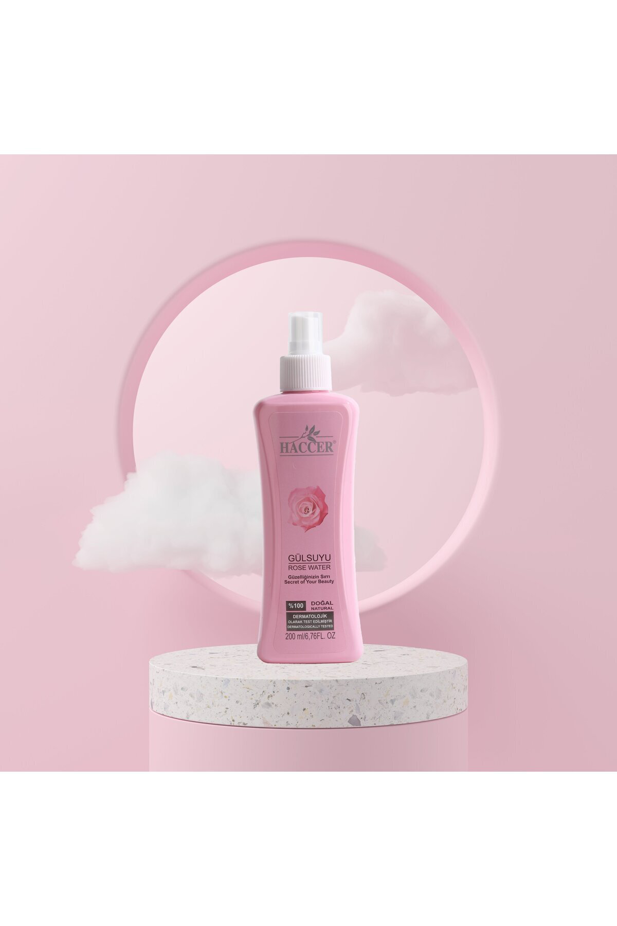 Doğal Gül Suyu Gözenek Sıkılaştırıcı Tonik