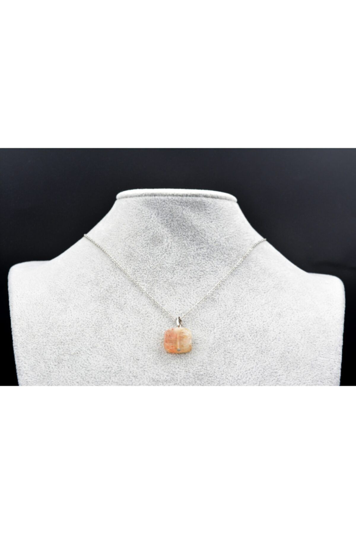 Doğal Güneş Taşı Kolye Ucu 002