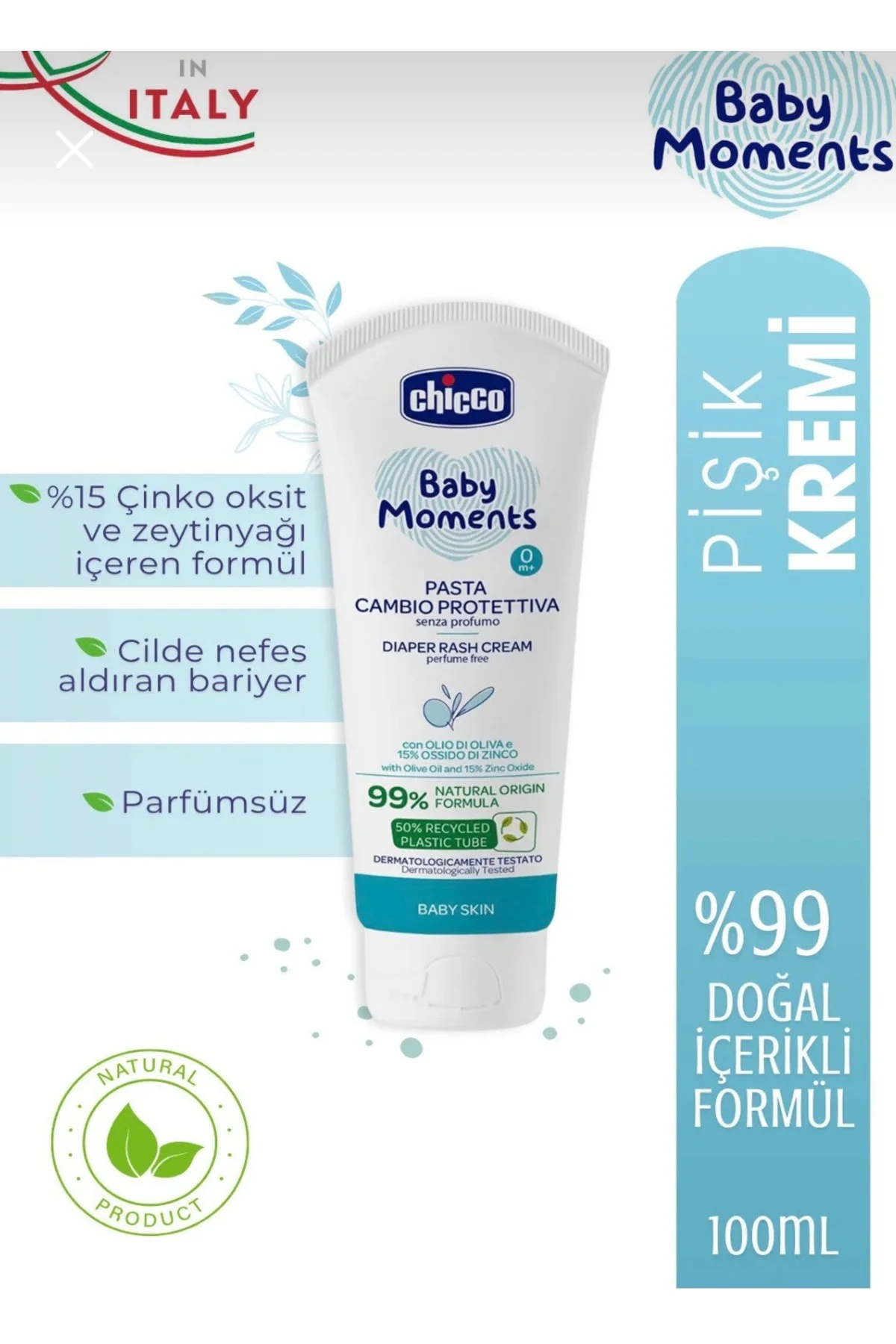 Doğal İçerikli 5 li Bebek Bakım Seti