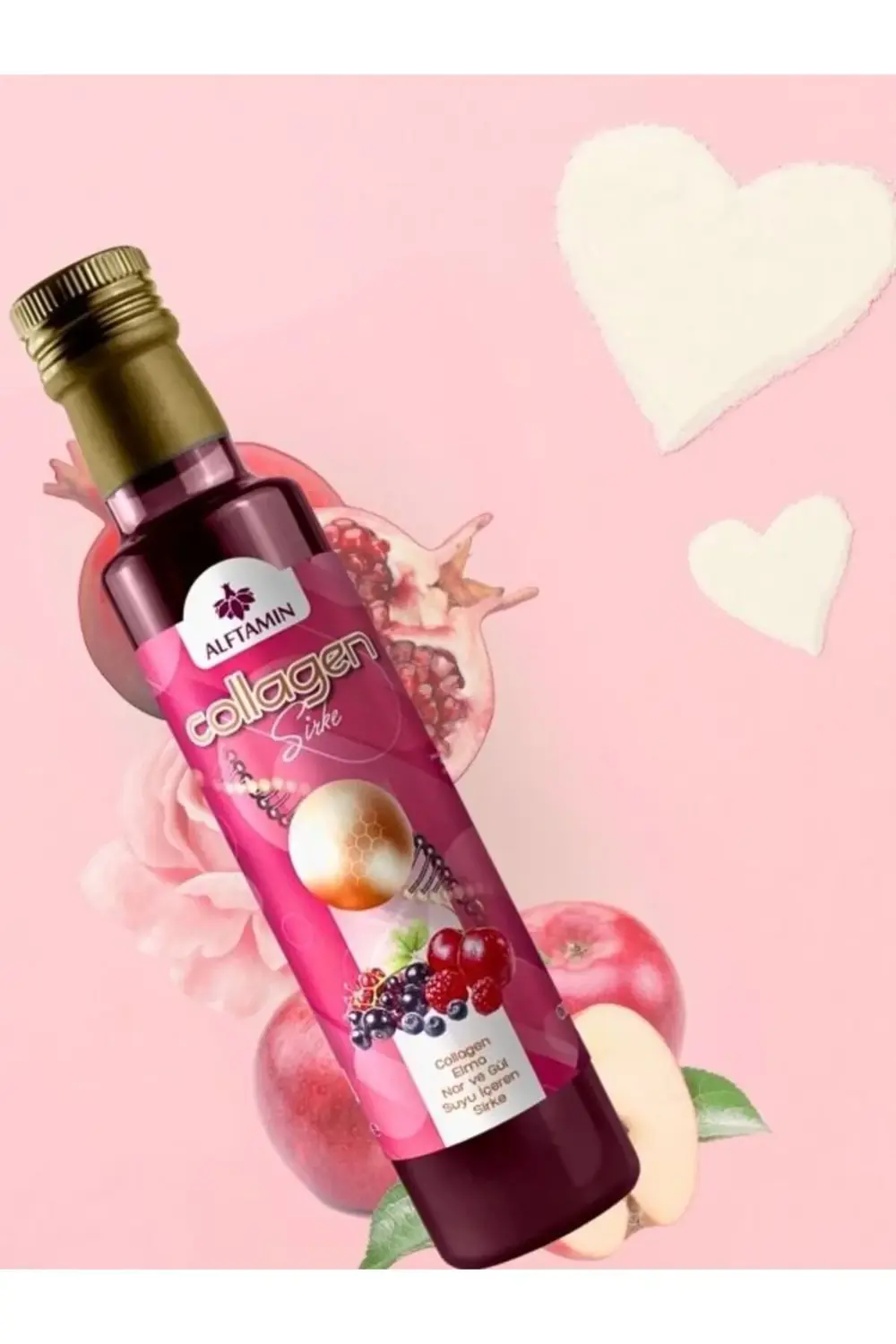 Doğal Katkısız Collagen Sirke 500 ml Kolajen