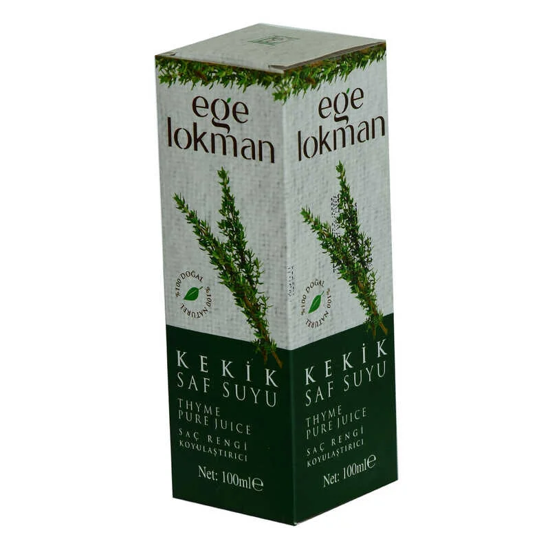 Doğal Kekik Saf Suyu Saç Rengi Koyulaştırıcı 100 ML Spreyli Cam Şişe Doğal Kekik Saf Suyu Saç Rengi Koyulaştırıcı 100 ML Spreyli Cam Şişe