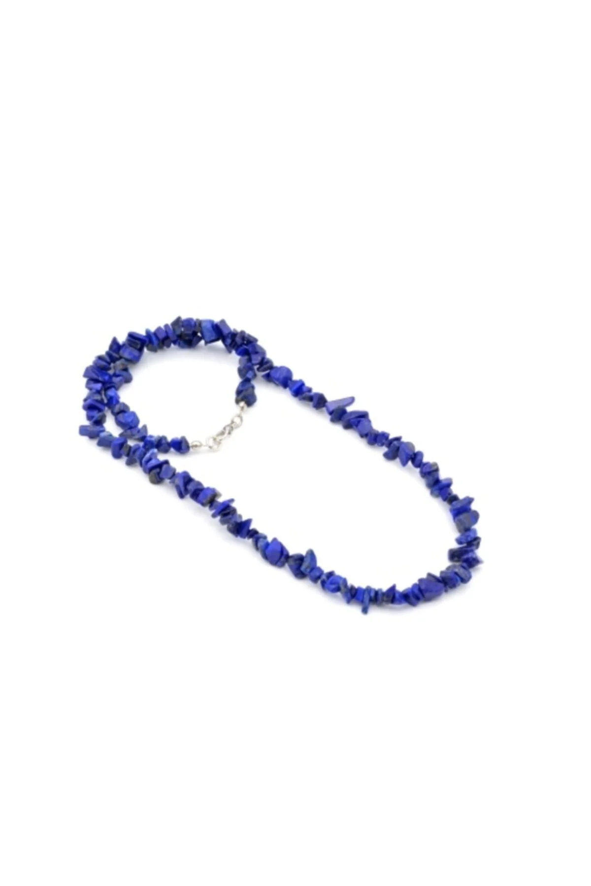 Doğal Kırık Taş Lapis Lazuli Taşı Kolye 1.kalite Doğal Taş