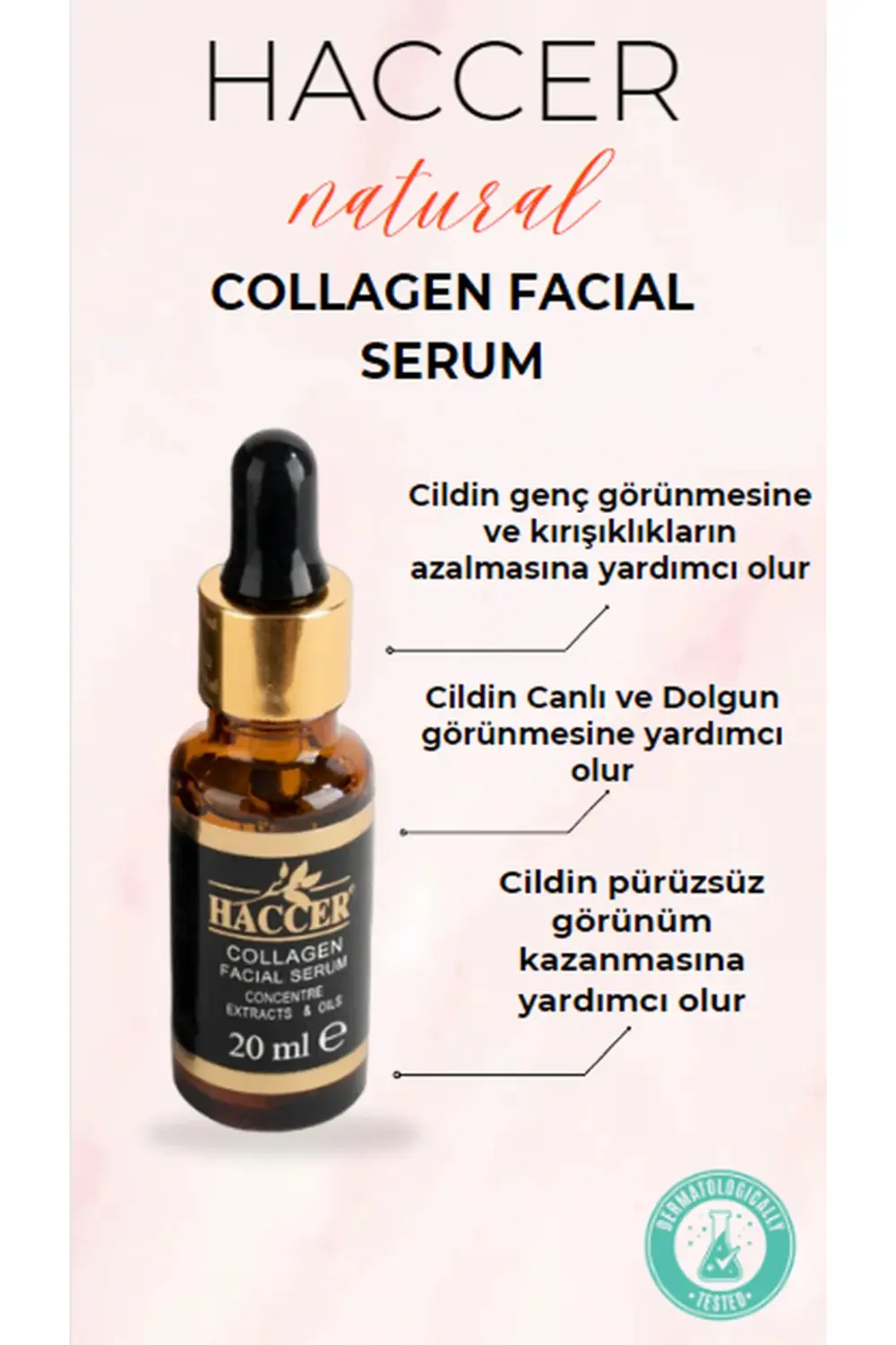 Doğal Kolajen Serum 30 ml Yüz Serumu