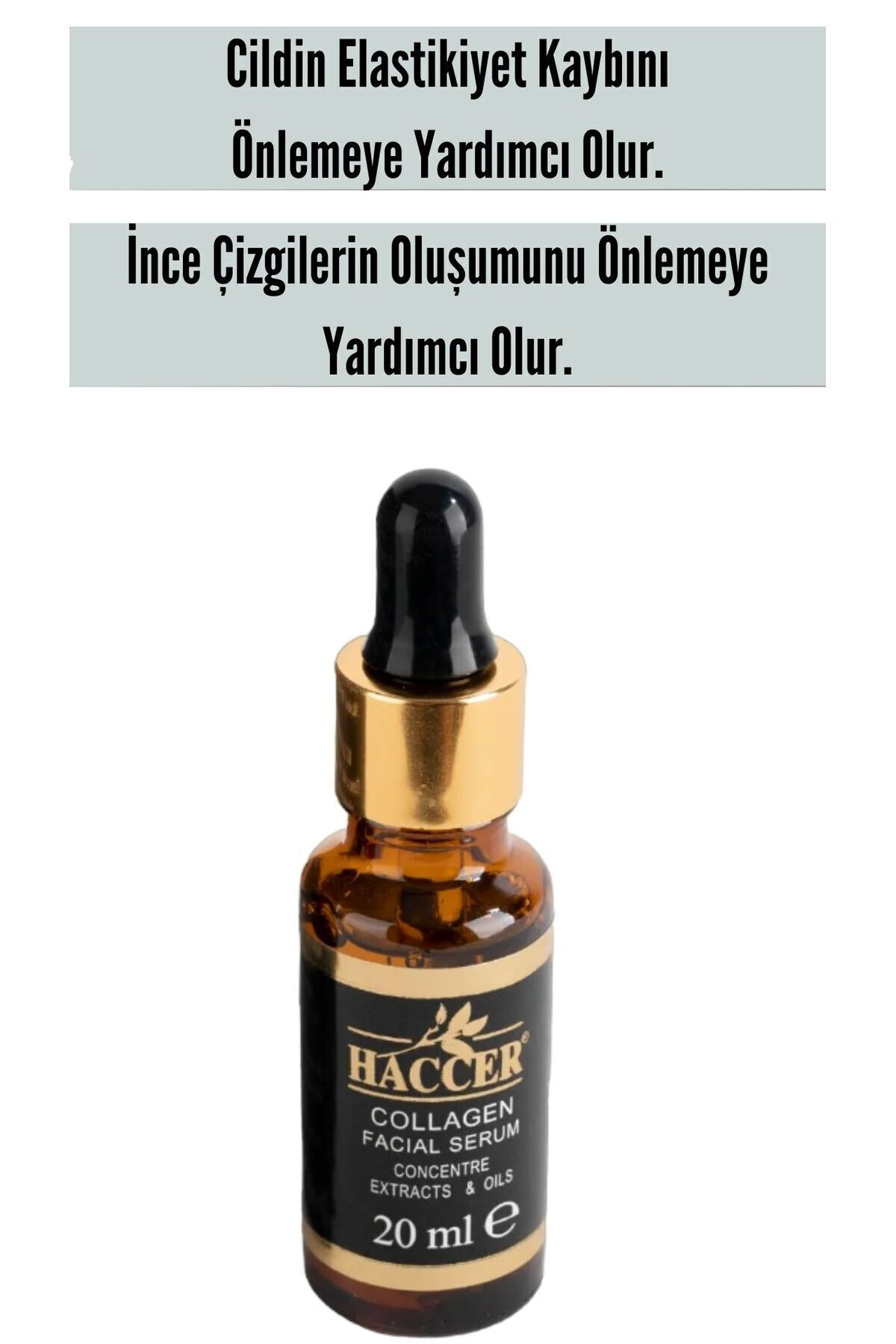 Haccer Doğal Kolajen Serum 30 Ml Yüz Serumu