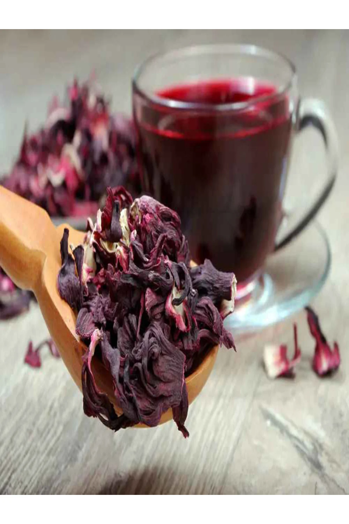 Doğal Kurutulmuş Hibiskus - Nar Çiçeği 100 gr