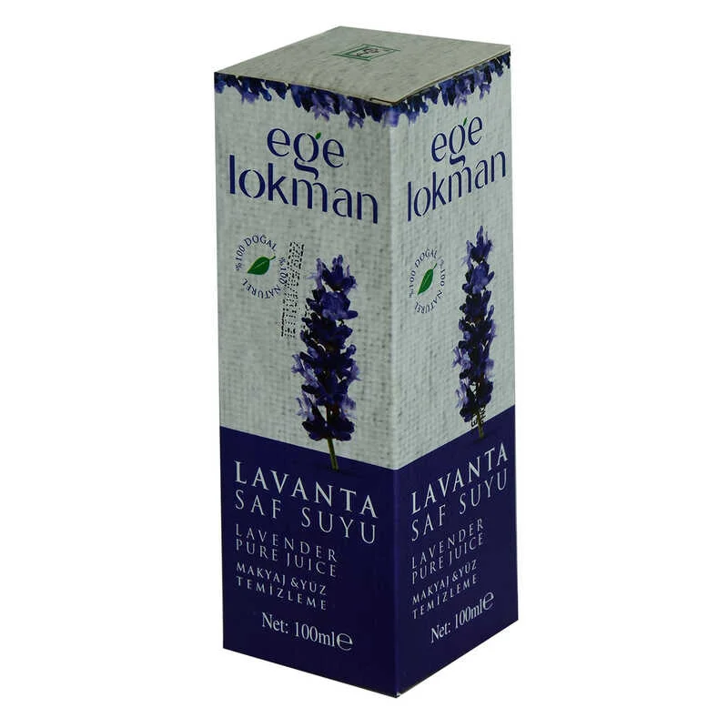 Doğal Lavanta Saf Suyu - Makyaj ve Yüz Temizleme Spreyi 100 ML Cam Şişe