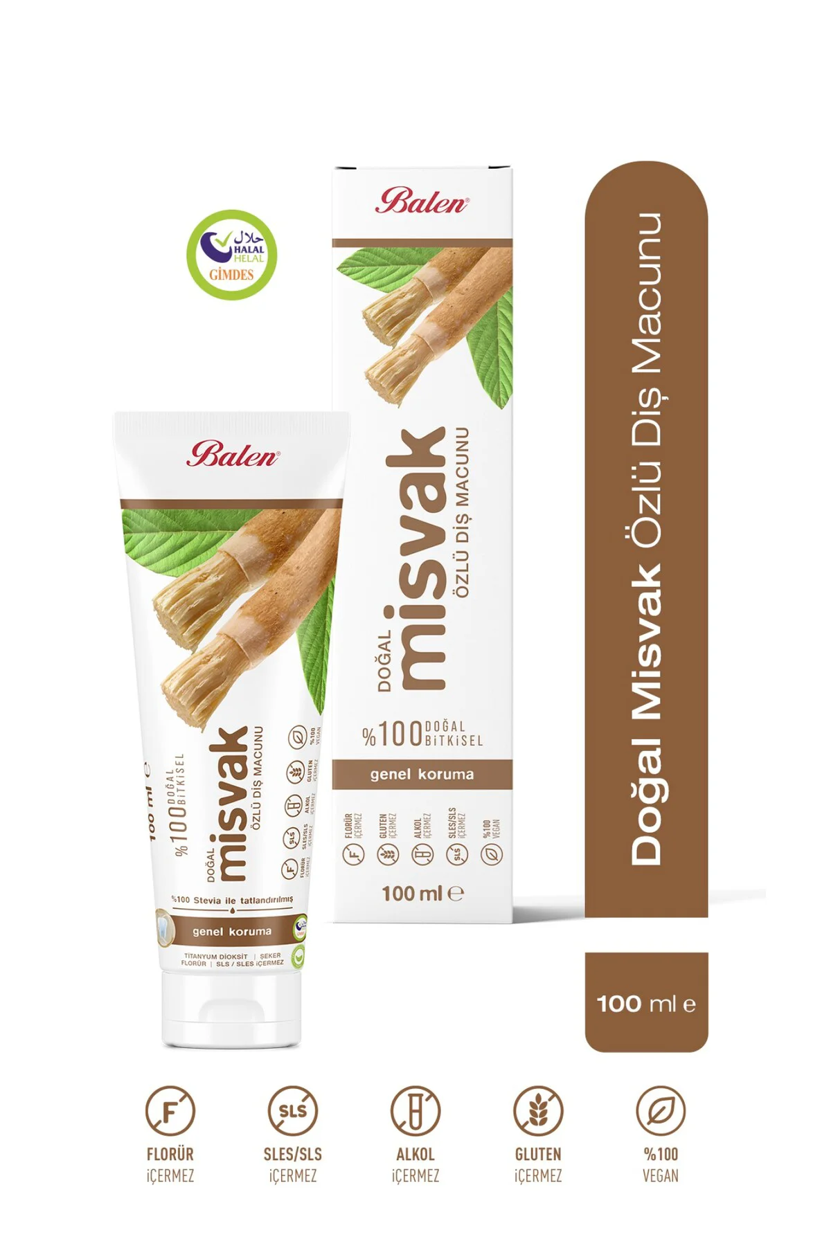 Doğal Misvak Özlü Diş Macunu * 100 ML Doğal Misvak Özlü Diş Macunu * 100 ML
