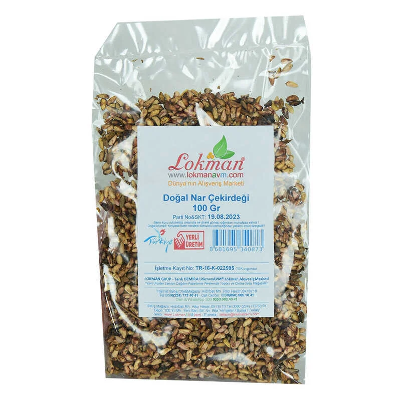 Doğal Nar Çekirdeği 100 Gr — Katkısız, Taze ve Besleyici