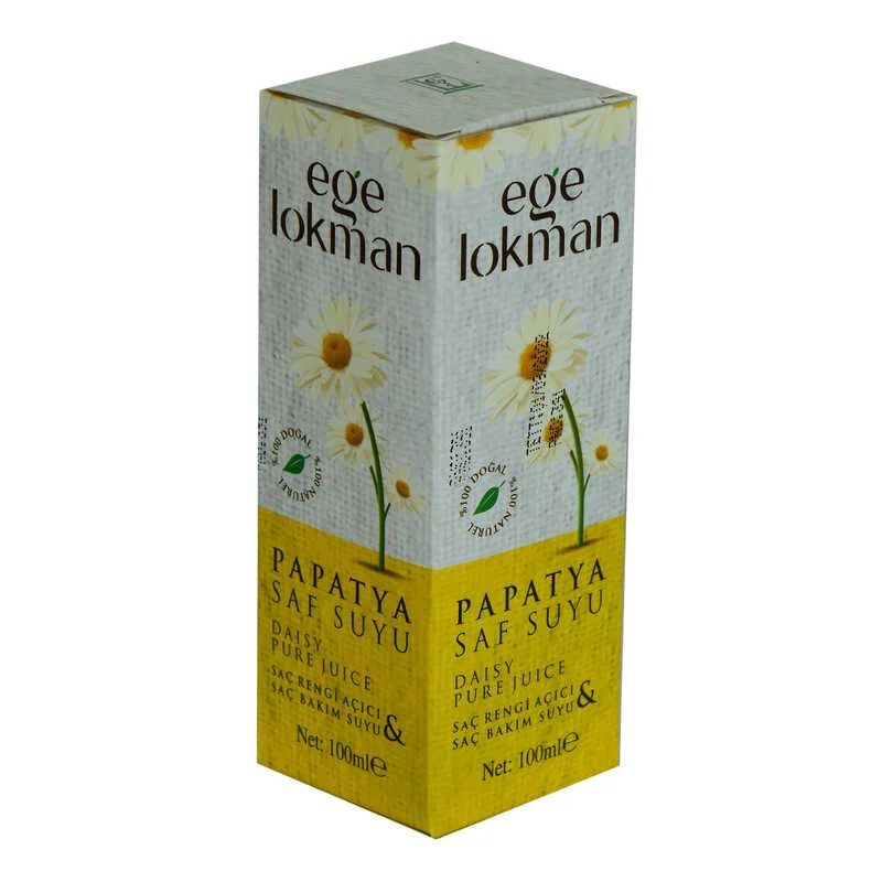 Doğal Papatya Saç Açıcı Spreyi - 100 ML Cam Şişe | Saç Rengi Açıcı Bakım