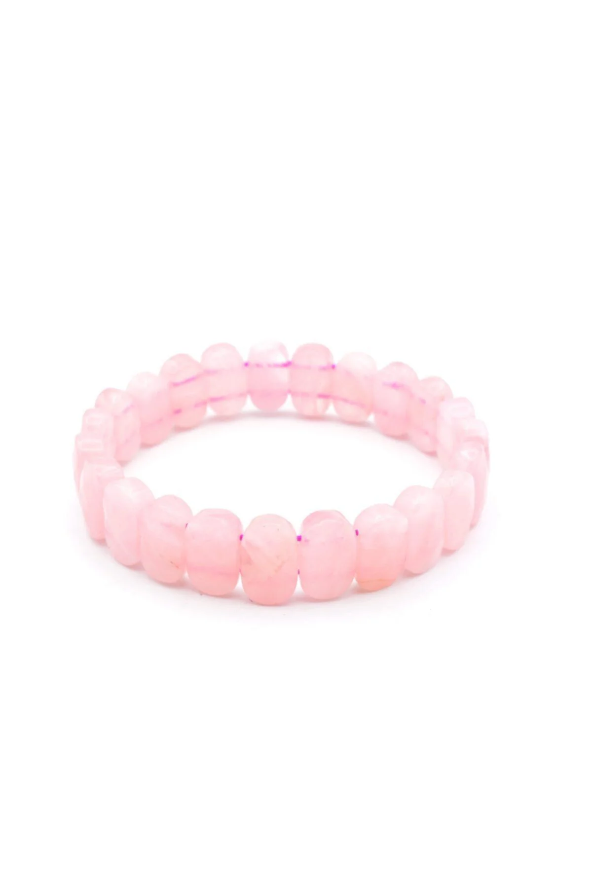 Doğal Pembe Kuvars Bileklik 1.kalite 008