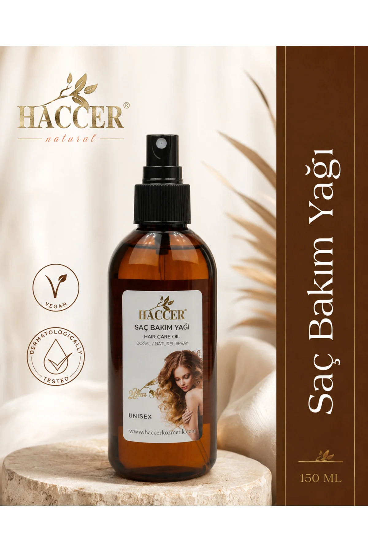 Doğal Saç Bakım Badem Yağı 150 ml