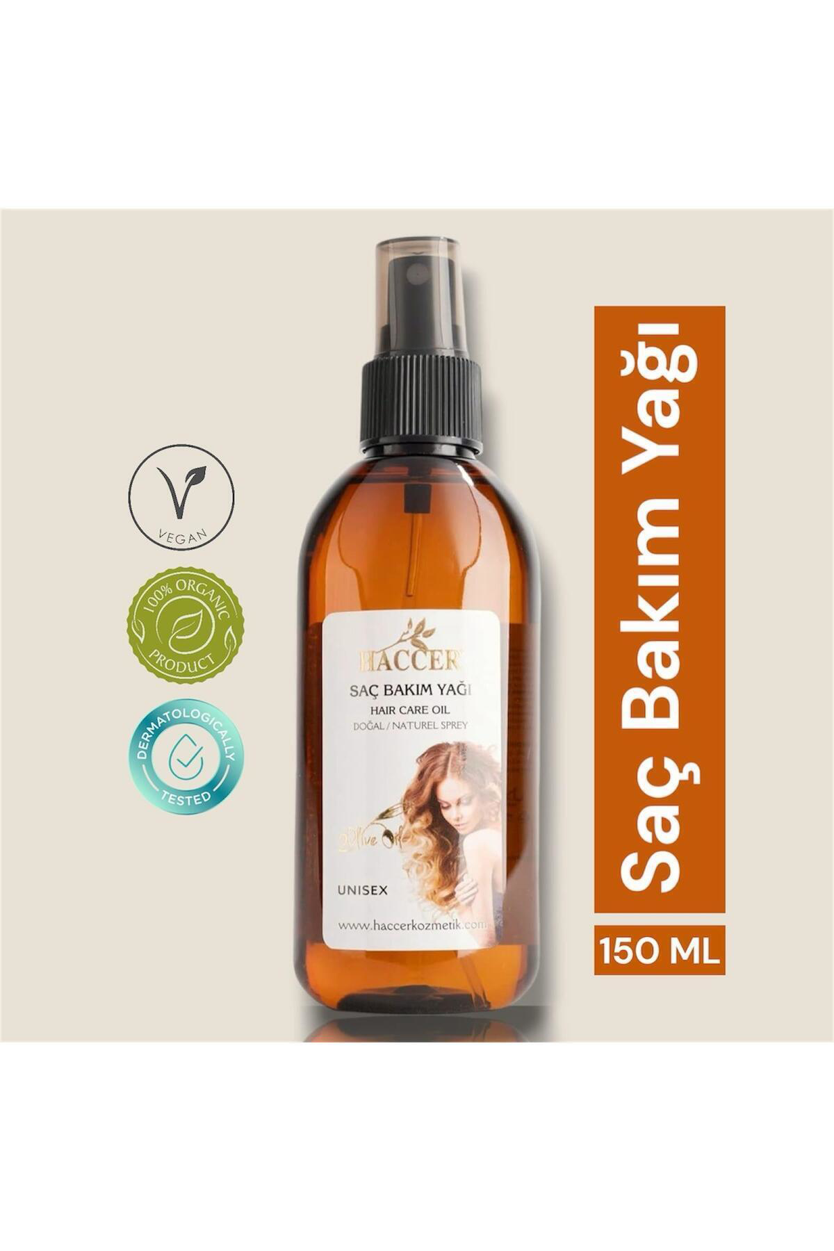 Doğal Saç Bakım Badem Yağı 150 ml