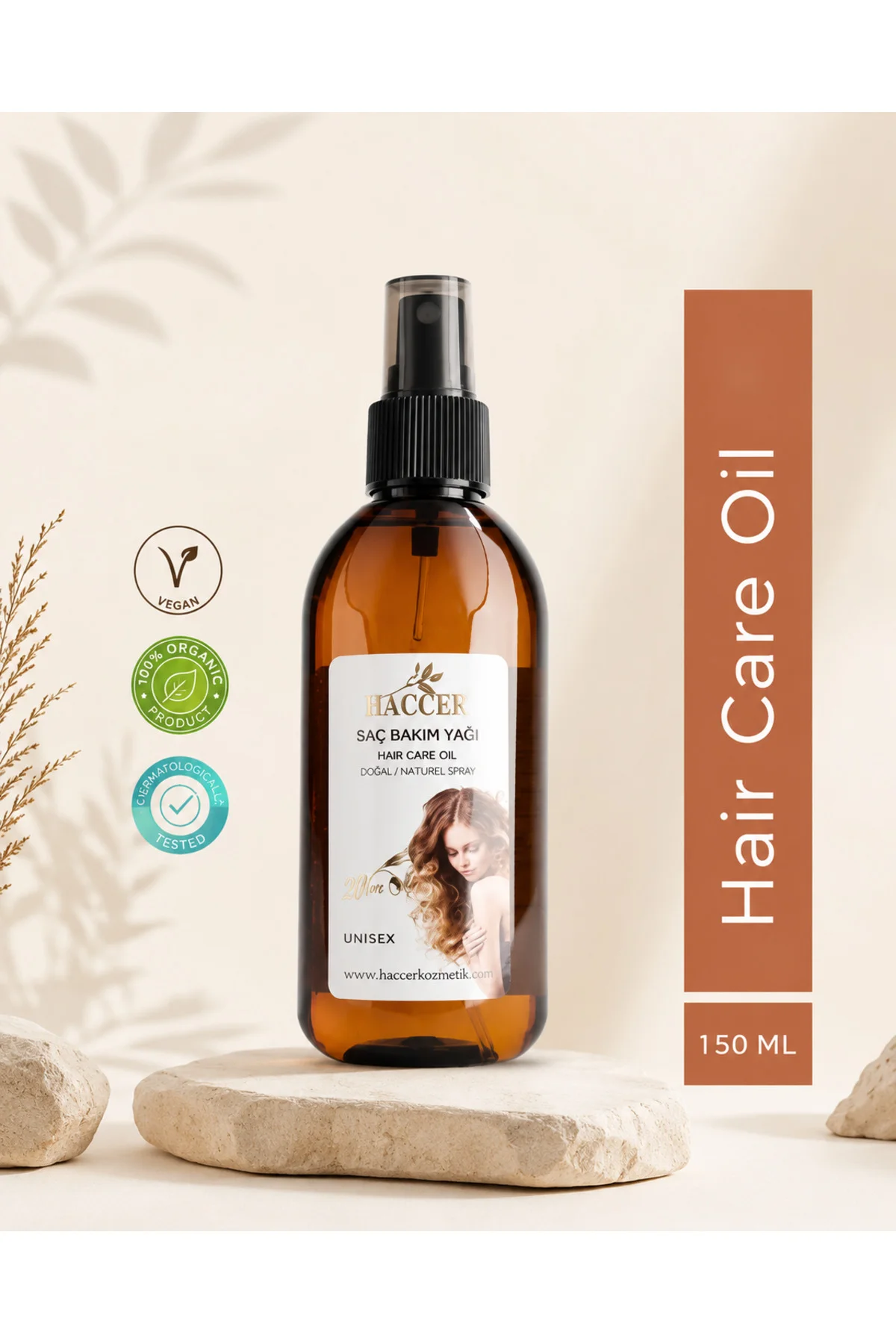 Doğal Saç Bakım Badem Yağı 150 ml