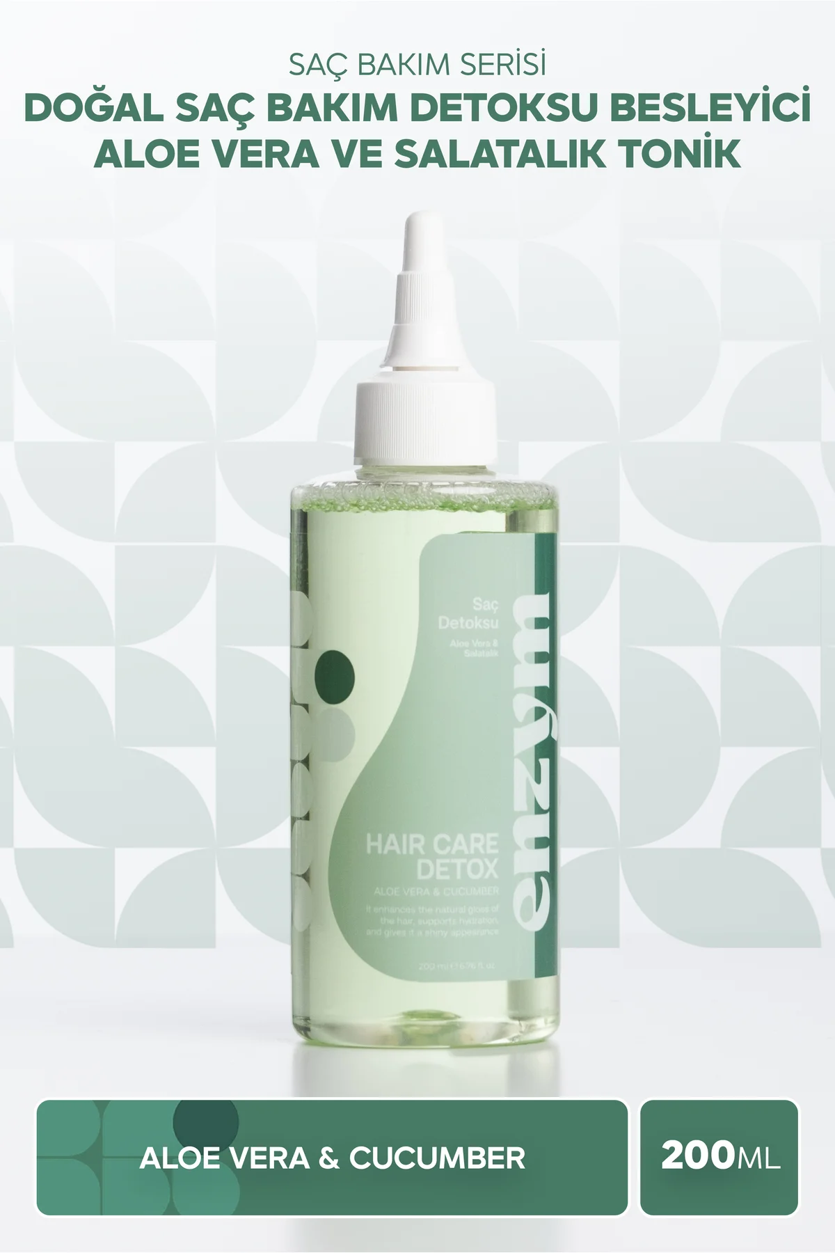 Doğal Saç Bakım Detoksu Besleyici Aloe Vera Ve Salatalık Tonik 200 ml Fiyatı, Yorumları ve Özellikleri