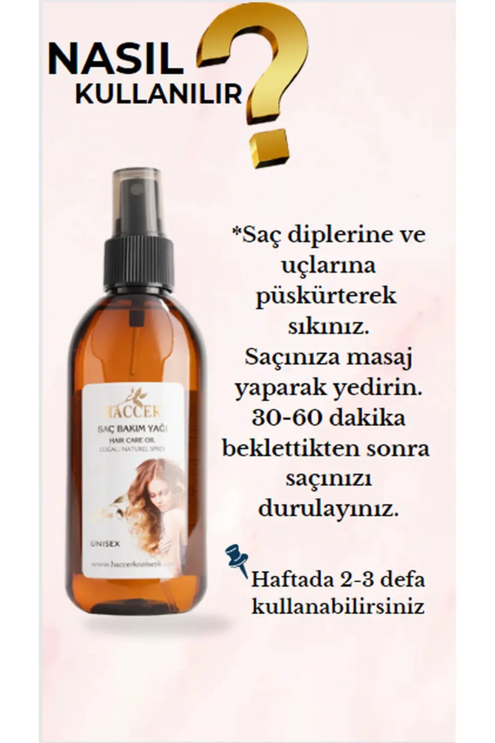 Doğal Saç Bakım Yağı 150 ml