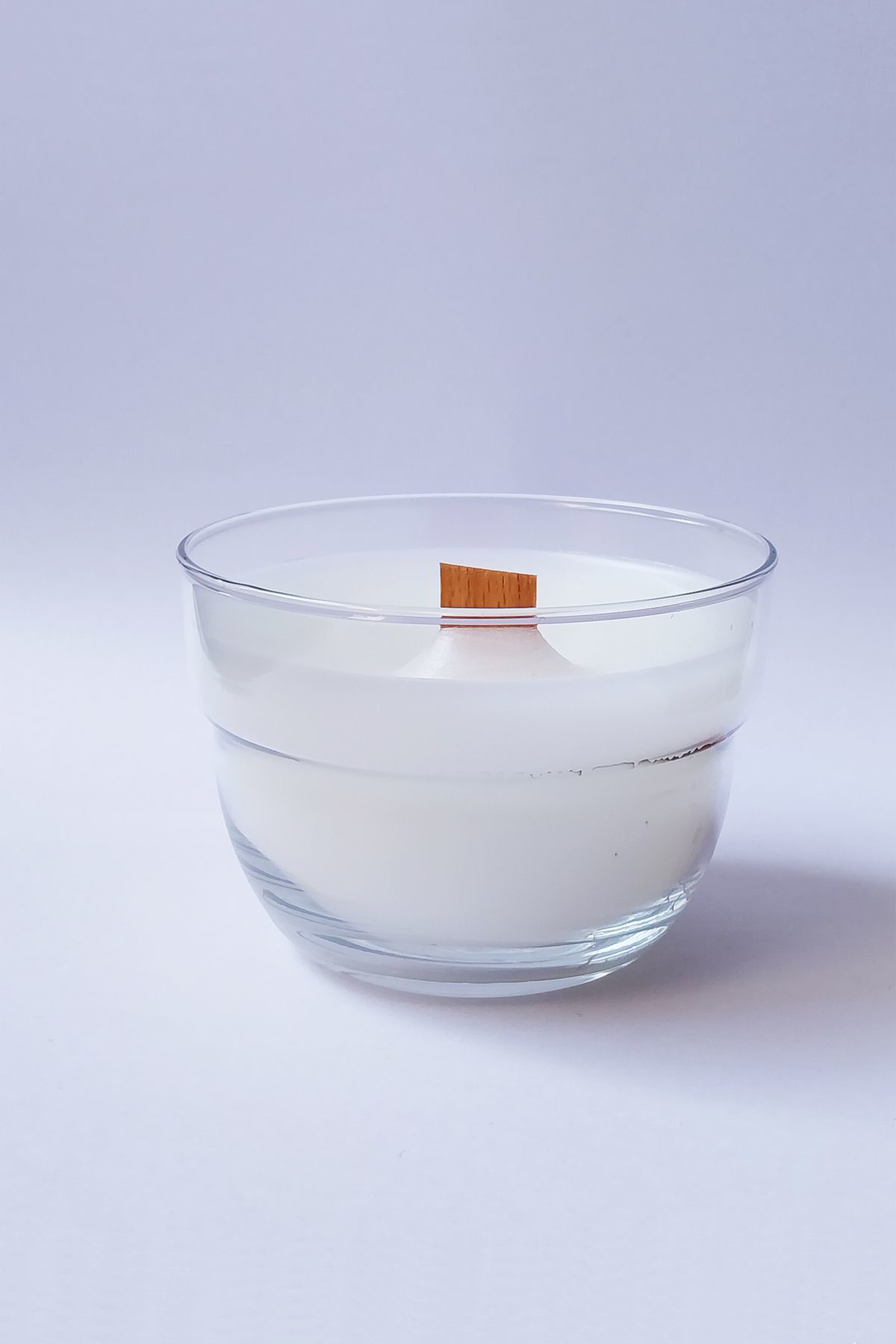 Artmolly Doğal Soya Wax Dekoratif Mum Vanilya Kokulu Ahşap Fitilli