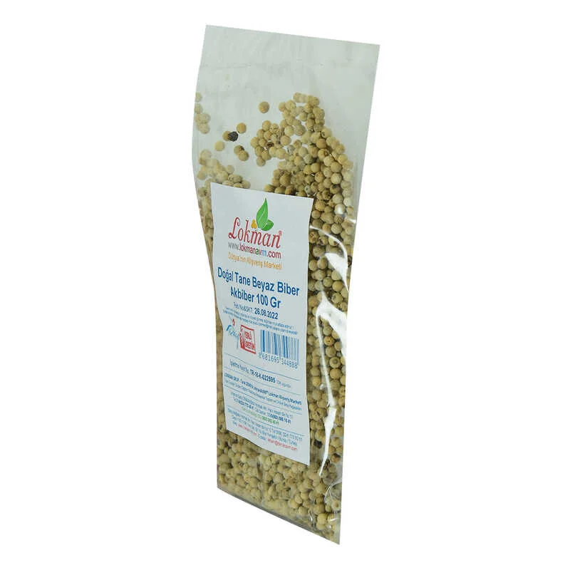 Doğal Tane Akbiber Beyaz Biber 100 Gr – Saf ve Aromalı Baharat Doğal Tane Akbiber Beyaz Biber 100 Gr – Saf ve Aromalı Baharat