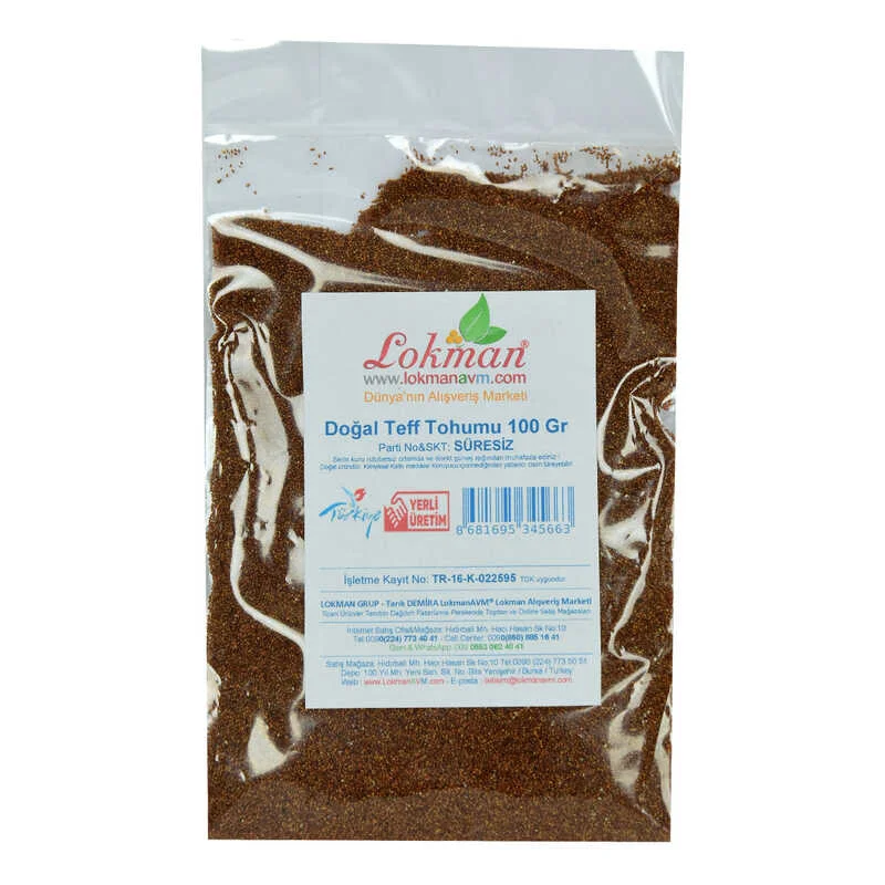 Doğal Teff Tohumu 100 Gr Paket Fiyatı, Yorumları ve Özellikleri