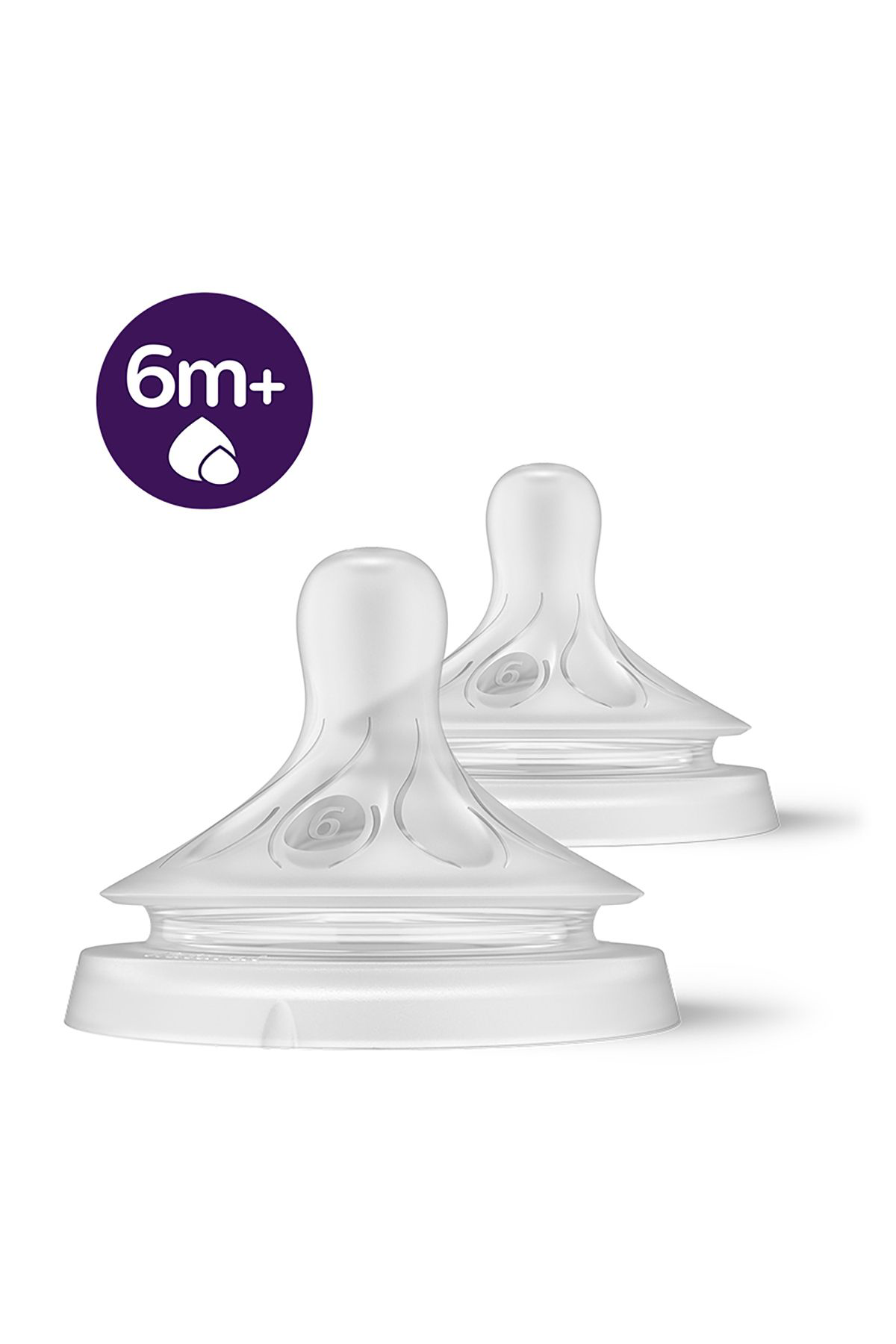 Philips Avent Doğal Tepkili 2Li Biberon Emziği No 6 6 Ay Scy966/02