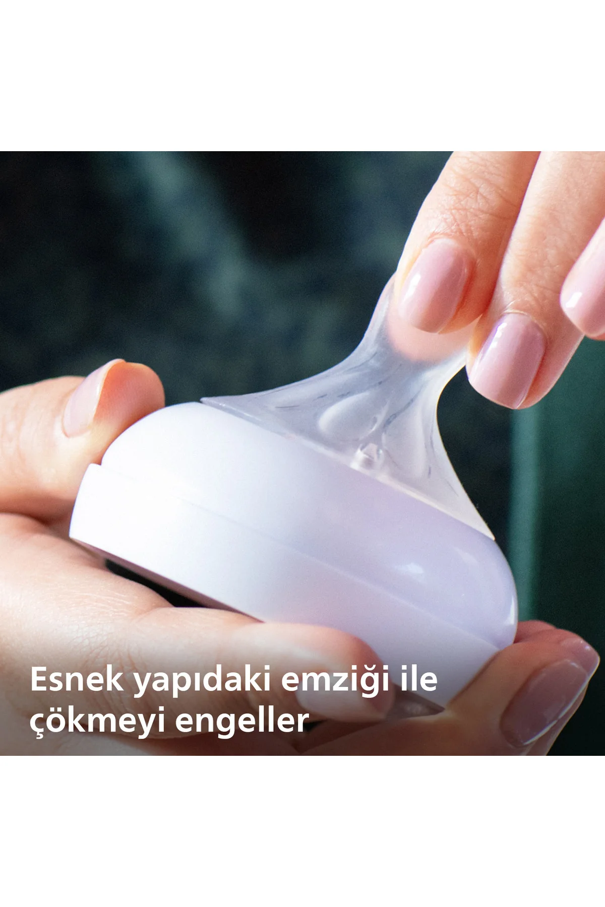 Doğal Tepkili 2'li Biberon Emziği, 4 Numara, SCY964/02