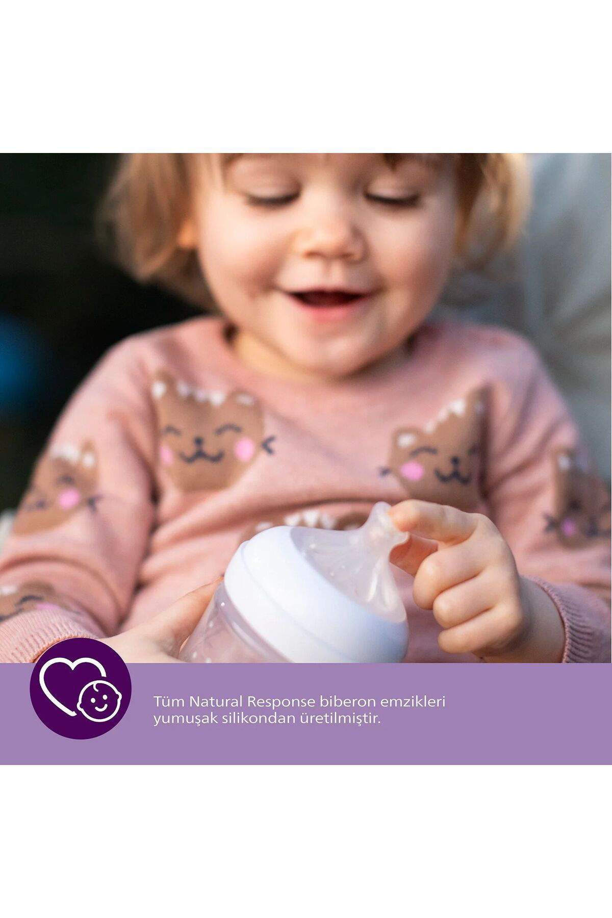 Philips Avent Doğal Tepkili Natural Response 2Li Biberon Emziği 3No 1+ Ay