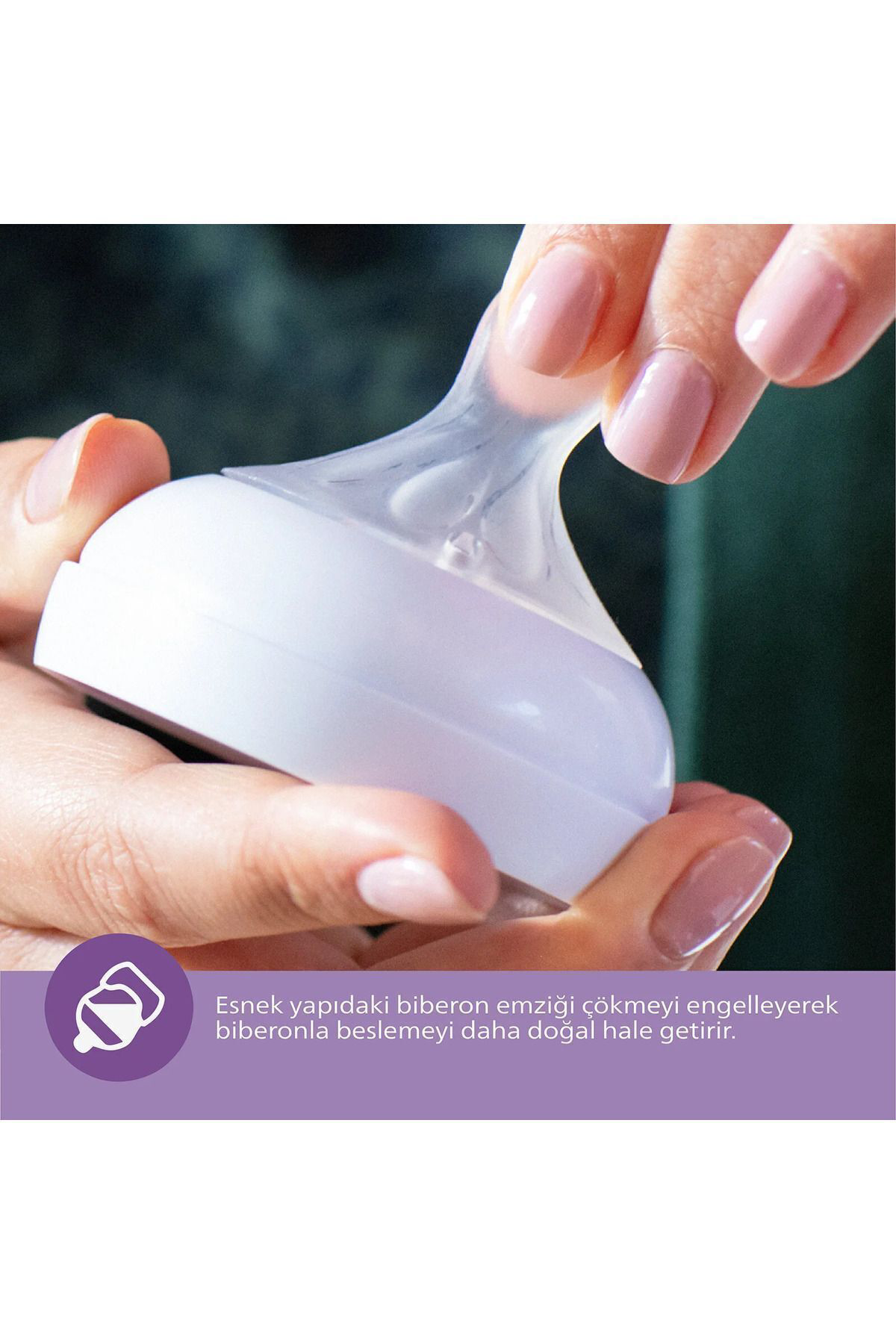 Philips Avent Doğal Tepkili Natural Response 2'Li Biberon Emziği No:2 0 Ay