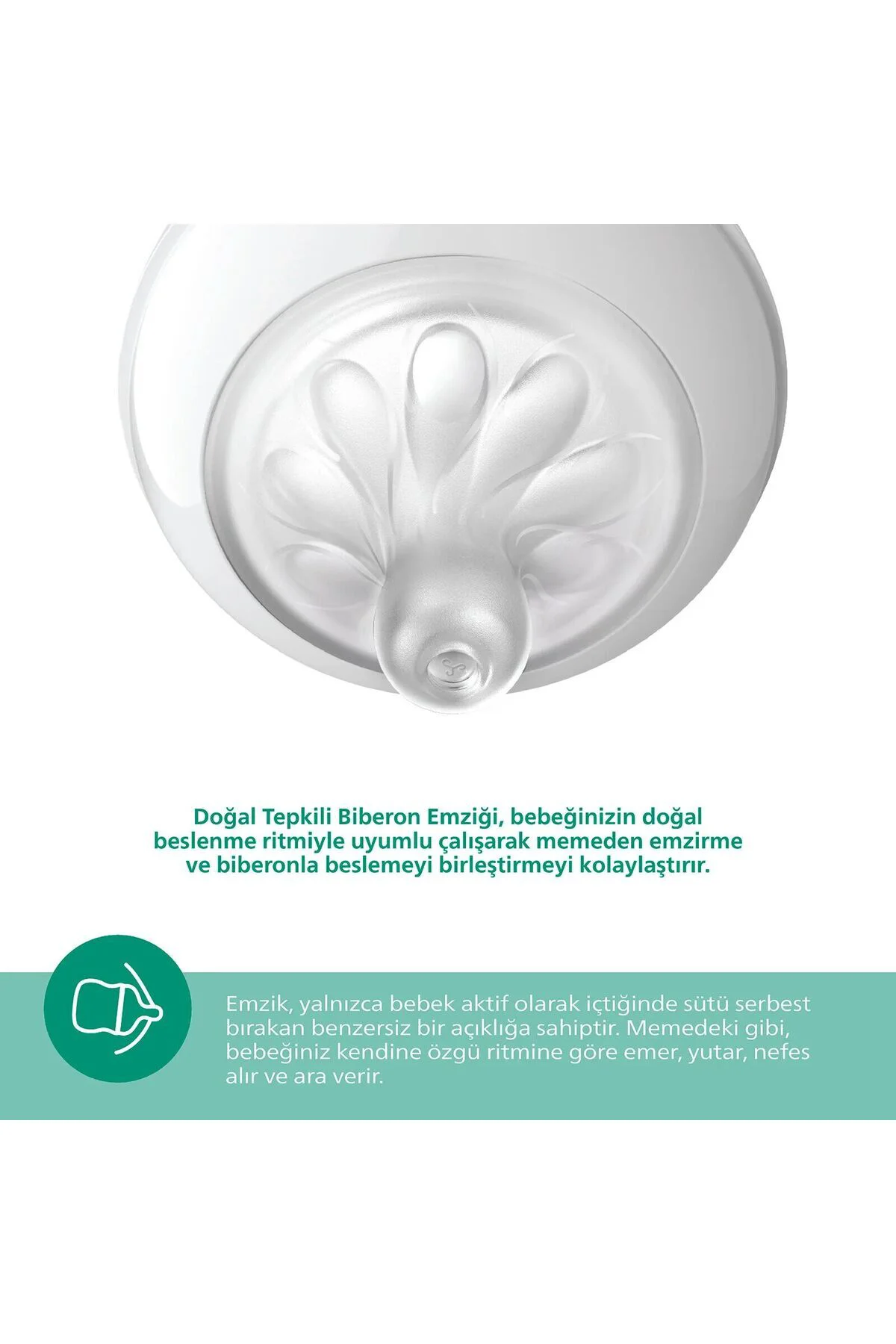 Doğal Tepkili Natural Response Cam Biberon 120ml 0+ Ay