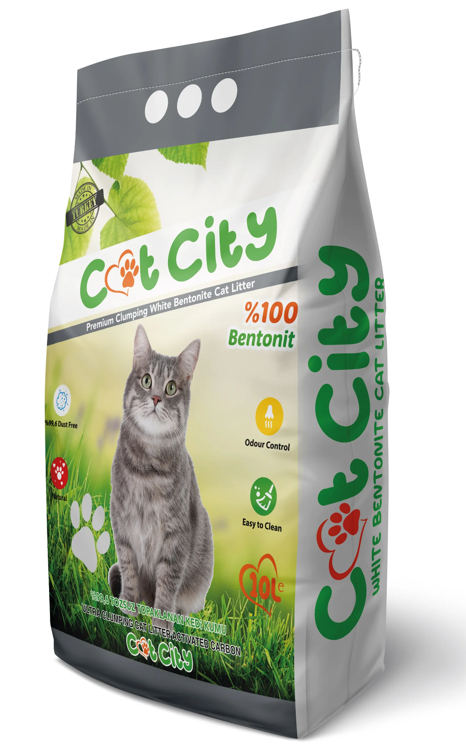 Doğal Topaklanan Kedi Kumu 10 Lt Aktif Karbonlu Fiyatı, Yorumları ve Özellikleri