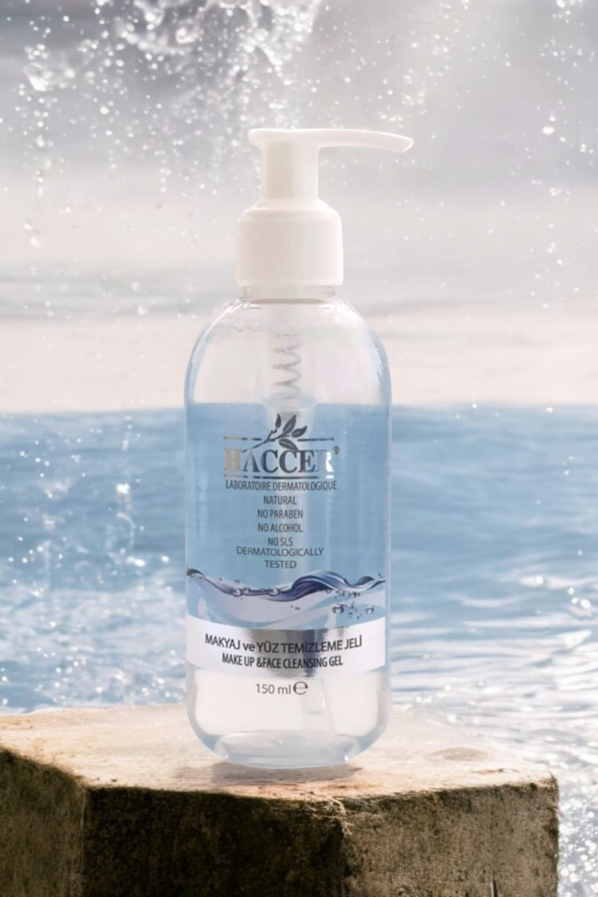 Haccer Doğal Yüz Ve Makyaj Temizleme Jeli 150Ml Alkolsüz
