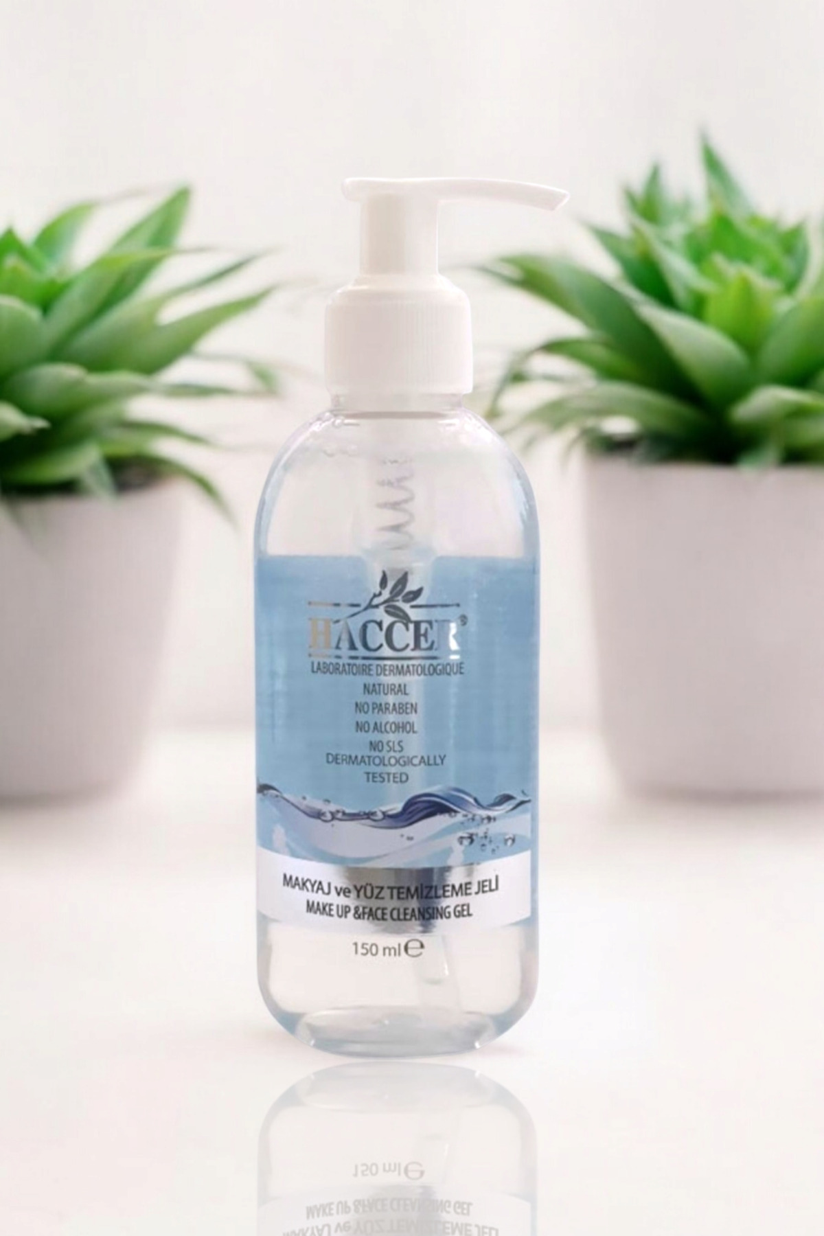 Haccer Doğal Yüz Ve Makyaj Temizleme Jeli 150Ml Alkolsüz