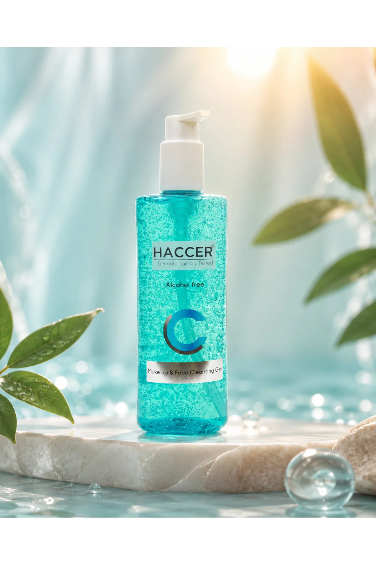 Doğal Yüz Ve Makyaj Temizleme Jeli, Yüz Yıkama Jeli 300 ml Alkols
