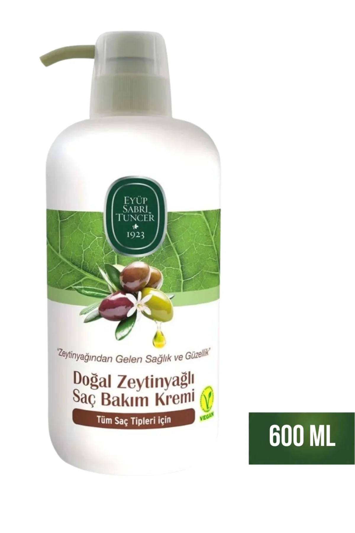 Doğal Zeytin Yağlı Saç Kremi 600ml Fiyatı, Yorumları ve Özellikleri