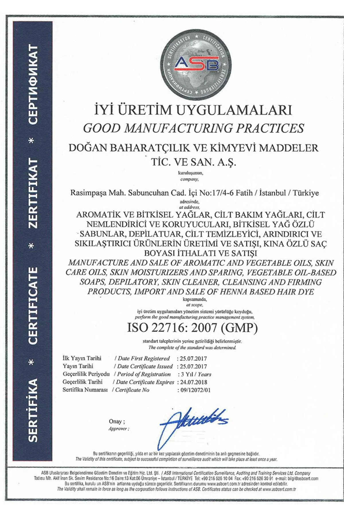Doğan Baharat Badem Yağı 1 kg