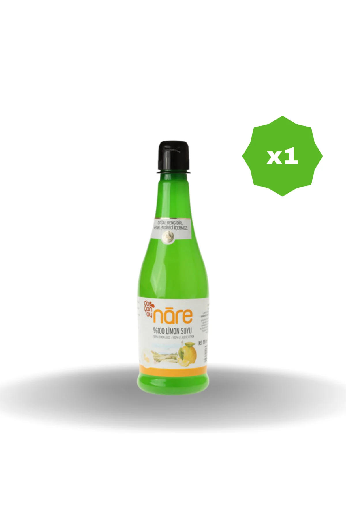 DOĞANAY %100 LİMON SOS PET 500 ML - (1 ADET)