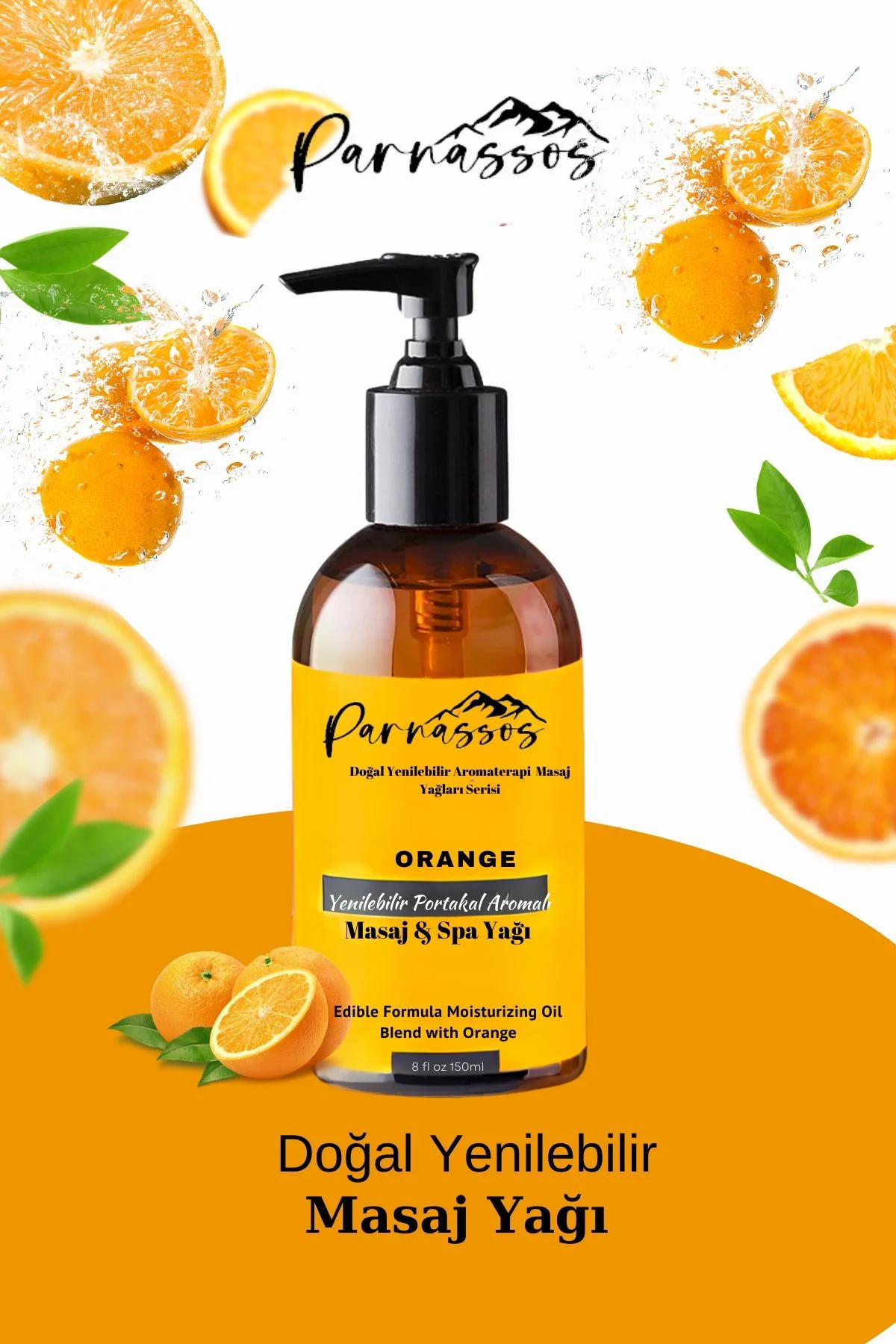 Doğanın Enerjisini Hissedin: Portakal Masaj Yağı 150 ML