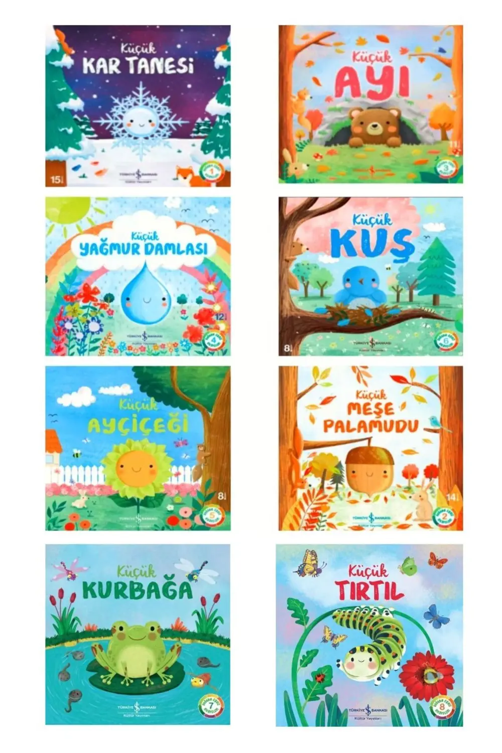 Doğanın Eşsiz Hikâyeleri serisi 8 kitap / Küçük Kar Tanesi - Küçü
