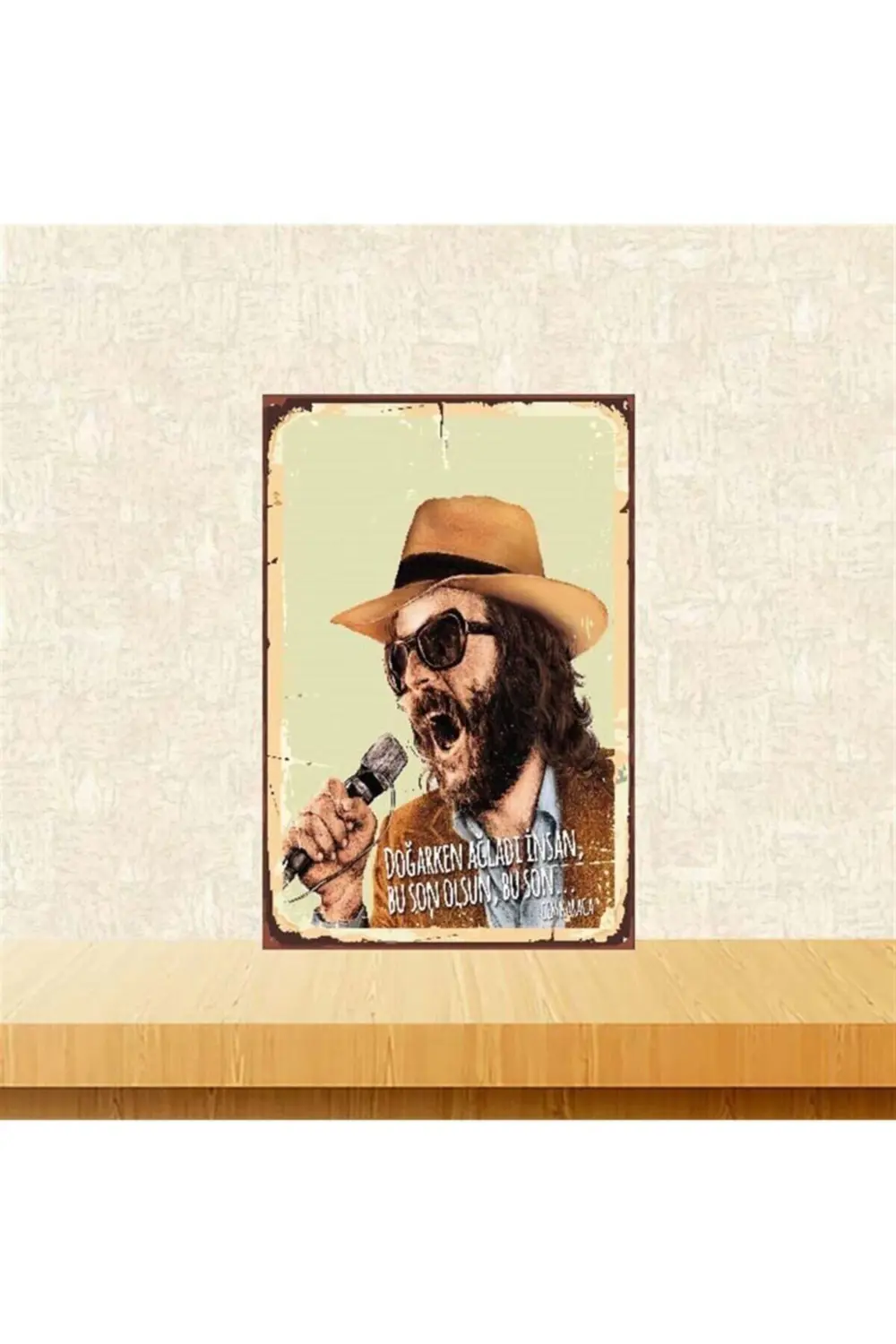 Doğarken Ağladı Insan 20-30 Cm Retro Ahşap Poster Fiyatı, Yorumları ve Özellikleri